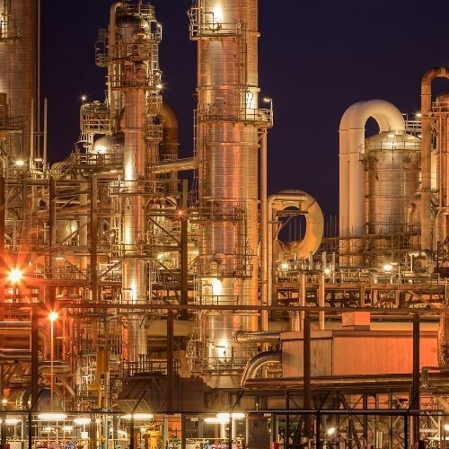 Refinery at Night